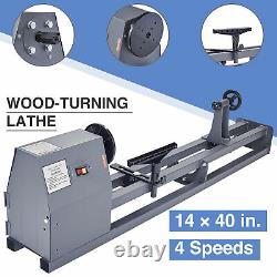 Preenex 14x40 Wood Turning Lathe 1/2HP 3400rpm Home or Shop Woodworking Machine