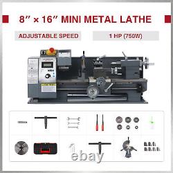 Preenex 750W 2250rpm Mini Metal Lathe for Turning Drilling Cutting & Threading