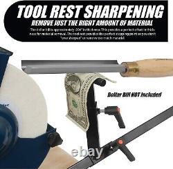 Pro Grind Sharpening System Lathe Turning Tools Chisels Skews Bowl Gouges Black