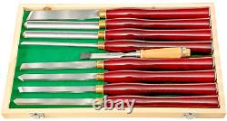 Pro Hss High Speed Steel Wood Turning Lathe Tools Chisel Gouge Woodworking Set