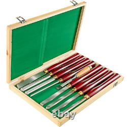 Pro Hss High Speed Steel Wood Turning Lathe Tools Chisel Gouge Woodworking Set