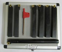 Rdgtools 7pc 8 MM Indexable Lathe Turning Tool Boring Bar Set Ccmt 06 Myford