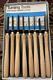 Rockwell Wood Lathe Turning Chisel Tools 16, Set Of 8, Hard To Find Excellent