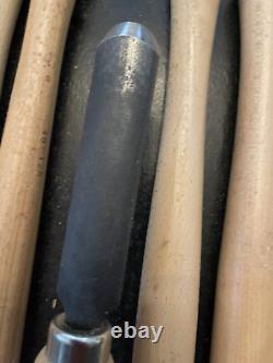 Rockwell Wood Lathe Turning Chisel Tools 16, Set of 8, Hard to find EXCELLENT