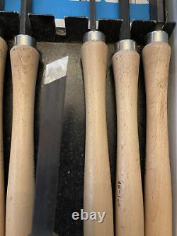 Rockwell Wood Lathe Turning Chisel Tools 16, Set of 8, Hard to find EXCELLENT