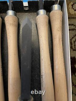 Rockwell Wood Lathe Turning Chisel Tools 16, Set of 8, Hard to find EXCELLENT