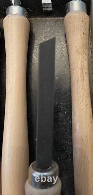 Rockwell Wood Lathe Turning Chisel Tools 16, Set of 8, Hard to find EXCELLENT