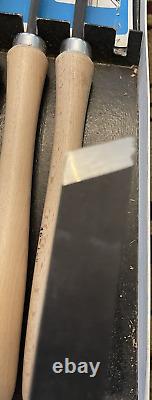 Rockwell Wood Lathe Turning Chisel Tools 16, Set of 8, Hard to find EXCELLENT