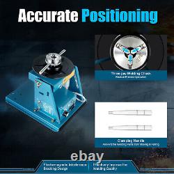 Rotary Welding Positioner 2.5 3 Jaw Lathe Chuck Welding Positioning Turntable