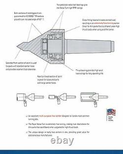 Royal MT#4 HD Versa Turn Lathe Live Center