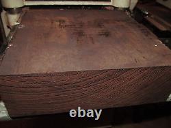 SANDED KILN DRIED WENGE GUITAR BLANK LATHE TURNING LUMBER 19 x 14 x 2