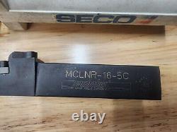 SECO mclnr-16-5C 1 Shank Lathe Turning Tool Holder New Unused Nice Diamond