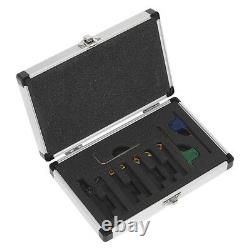 Sealey SM3025CS5 Indexable 8mm Lathe Turning Tool Set 7pc
