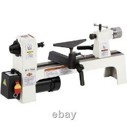 Shop Fox W1704 8X13 Bench-Top Wood Lathe with Infinitely Variable Speed Control