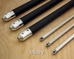 Simple Woodturning Tools Carbide Lathe Tool Set of 3 with Handles for Wood Lathe