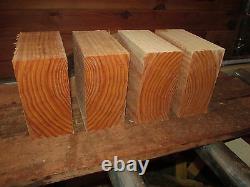 Sixteen (16) Honey Locust Bowl Blanks Lathe Turning Block Lumber 6 X 6 X 3