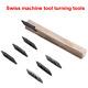 Swiss Automatic Lathe Tools With Carbide Threading Inserts Grooving Inserts