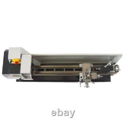 TECHTONGDAInch Precision Metal Bench Lathe 832 900W Machinery Turning Lathe