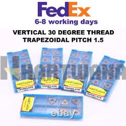 TURNING THREADING LATHE INDEXABLE TURNING THREADING For 30 Degree TR1.5 45PCS