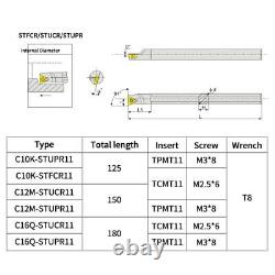Tungsten Carbide Blade Lathe Cutter Bar Internal Turning Tool STFCR/STUCR/STUPR