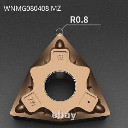 Tungsten Carbide Turning Inserts WNMG080404 WNMG080408 For Stainless Steel CNC