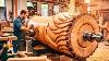 Turning A Giant Burnt Log Into Art The Magic Of Woodturning