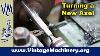 Turning A New Golf Cart Axel On The Metal Lathe