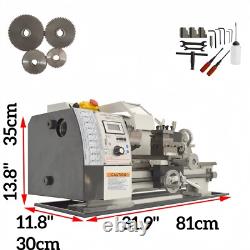 Turning Brushless Metal Lathes Benchtop Precision Metal Working Lathe 110V MT5