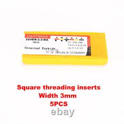 Turning Tool Grooving Width 3mm Square Right Angle Lathe Turning Threading