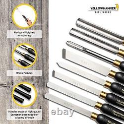 Turning Tools Essentials 8 Piece Lathe Chisel Set For The Beginner To Intermedia