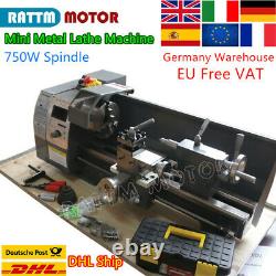 UK FreeCD-210V Metal Lathe Machine Thread Jade Metal Wood Turning+750W Spindle