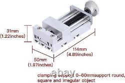 US 36W Mini Milling Machine DIY Woodworking Soft Metal Lathe Processing Tool