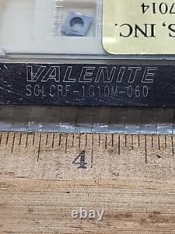 VALENITE SCLPRF0-060 Lathe Tool Holder 3/8 Shank 1pc With 16 NIB CARBIDE INSERTS