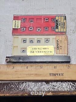 VALENITE SCLPRF0-060 Lathe Tool Holder 3/8 Shank 1pc With 16 NIB CARBIDE INSERTS