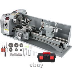 VEVOR 1100W Mini Metal Lathe 8.7 × 29.5 Metalworking Machine Metal Gears