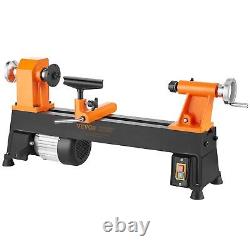 VEVOR Benchtop Wood Lathe, 10 in x 18 in, 0.5 HP 370W Power Wood Turning Lathe