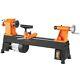 Vevor Benchtop Wood Lathe, 10 In X 18 In, 0.5 Hp 370w Power Wood Turning Lathe