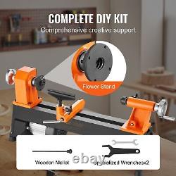VEVOR Benchtop Wood Lathe, 10 in x 18 in, 0.5 HP 370W Power Wood Turning Lathe
