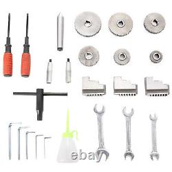 VEVOR Lathe Mini Metal Lathe 8.7 × 29.5 Metalworking Machine Metal Gear 1100W