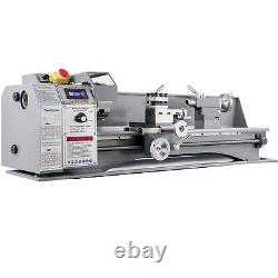 VEVOR Lathe Mini Metal Lathe 8.7 × 29.5 Metalworking Machine Metal Gear 1100W