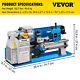 Vevor Mini Metal Lathe Machine 7x14 550w Variable Speed 2250 Rpm With Tools