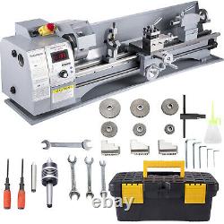 VEVOR Mini Metal Turning Thread Lathe Machine Wood Drilling 8 x 32 Woodworking