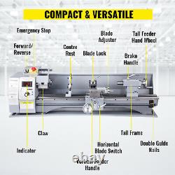 VEVOR Mini Metal Turning Thread Lathe Machine Wood Drilling 8 x 32 Woodworking