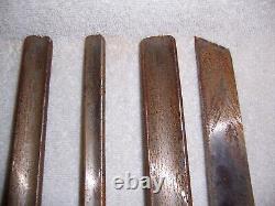 Vintage Buck Bros. 8 Piece Wood Turning Chisel Tool Set 16 Long New In Box