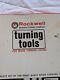 Vintage Rockwell Set Of 8 Turning Tools Chisels For Wood Lathe 46-130 No. 130