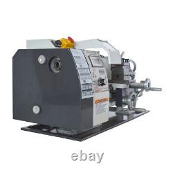 WM180V Metric Precision Metal Bench Lathe 600W Metalworking Wood Lathe