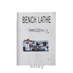 WM210VI Precision Metal Lathe Inch Thread Bench Lathe Brushless Motor 832