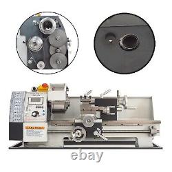 WM210V 110V 8''x16'' Metal Lathe Industrial Wood Lathe Metric Thread