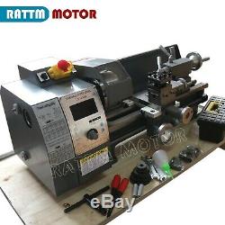 WM210V Metal Lathe Machine Thread Jade Metal Wood Turning 750W Brushless Motor