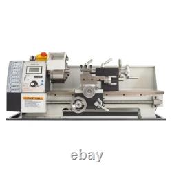 WM210V Metric Precision Metal Bench Lathe Wood Lathe DIY Groove Turning Lathe